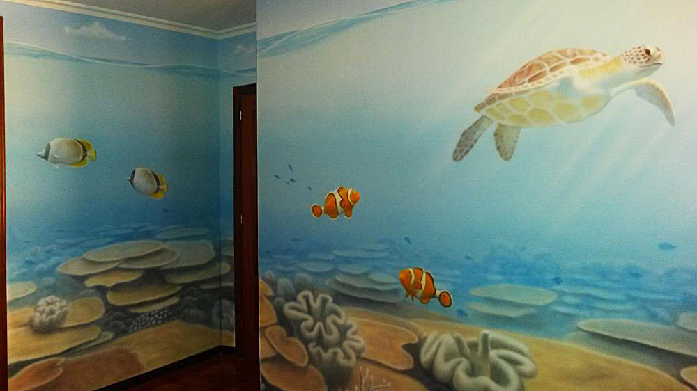 Dolphins bedroom 